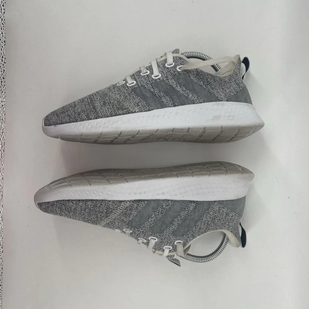 Adidas Shoes Puremotion Women's 10 Gray White Athletic Sneakers Cloudform *READ*